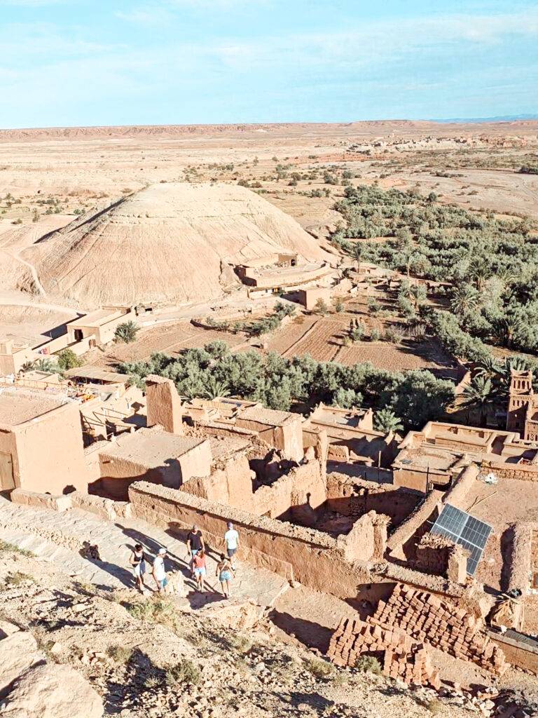 The big circle building was used for filming the Gladiator movie.