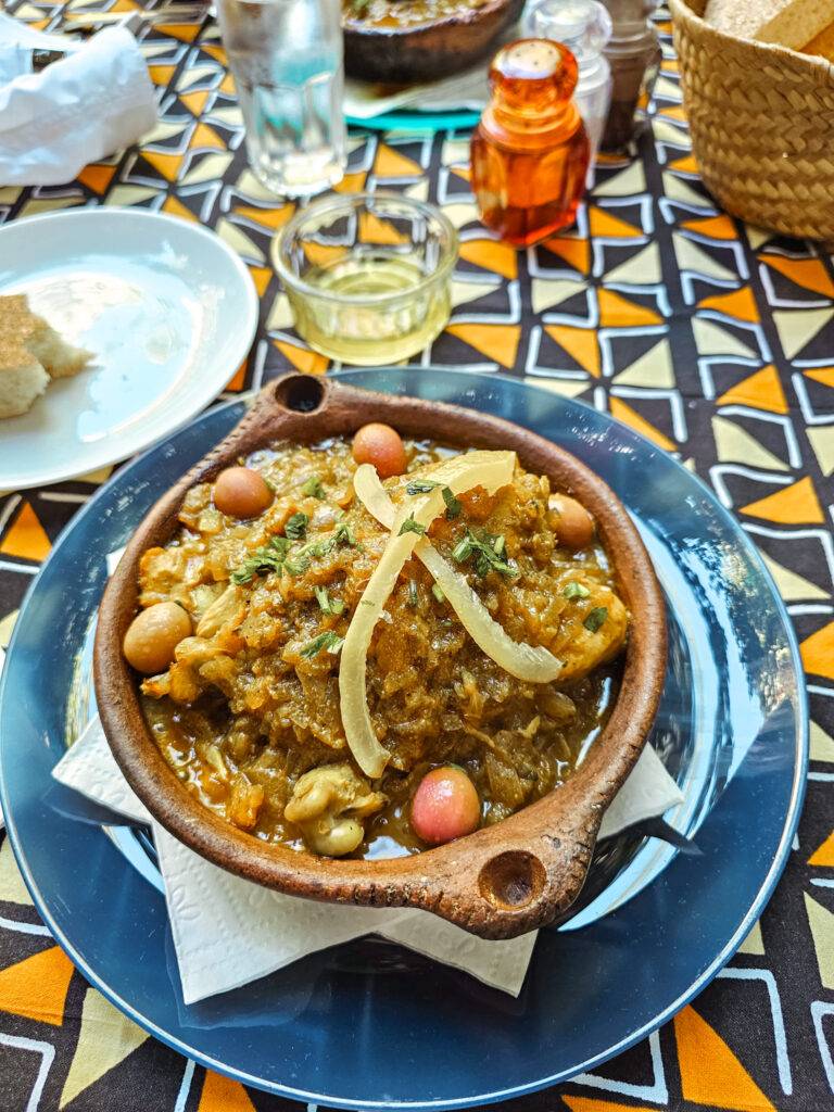 Food in the Ruined Garden in Fes
