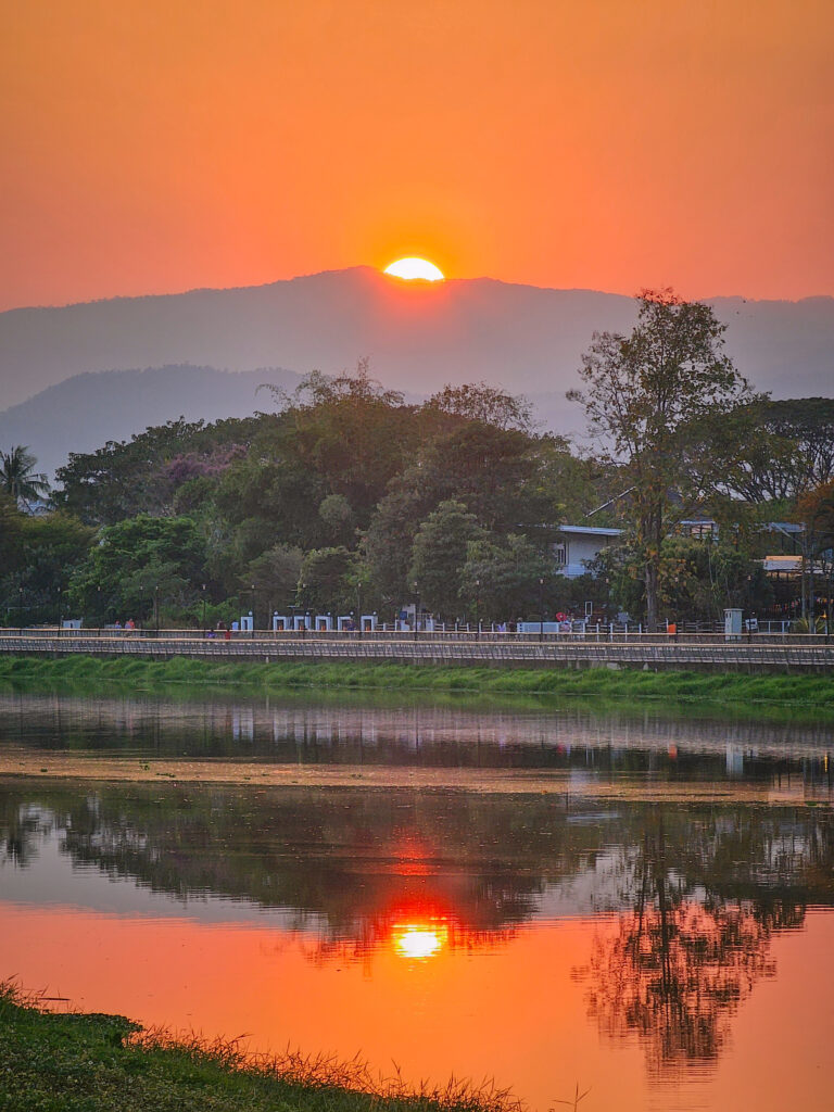 Sunset at Le Meridien Chiang Rai