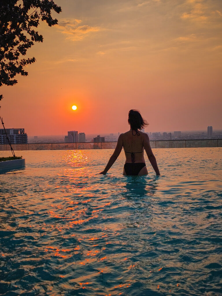 Sunset at Eastin, Bangkok