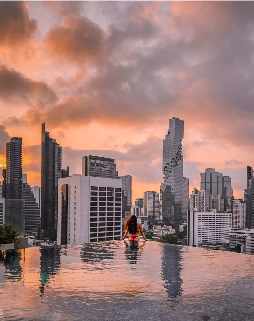 Marriott Surawongse, top 11 Bangkok hotels with best infinity pool