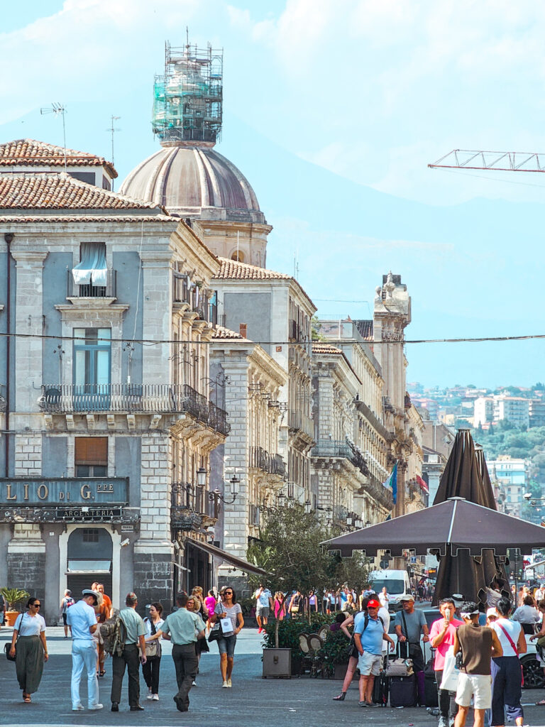 Via Etnea, Catania, Sicily 10 days road trip