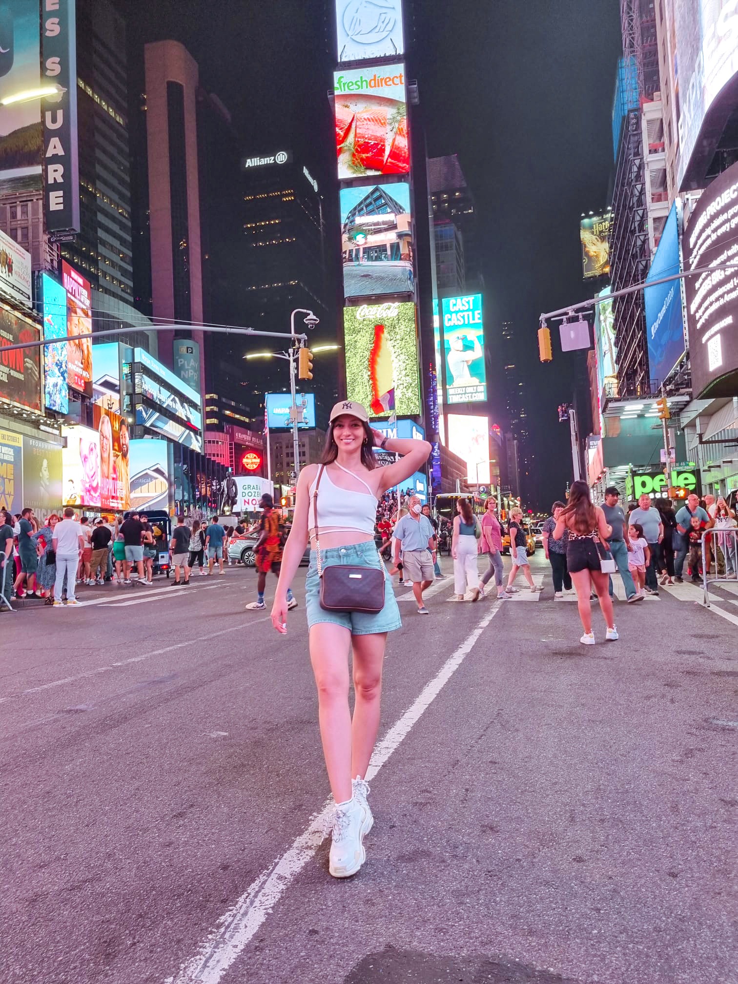 Times Square during the night