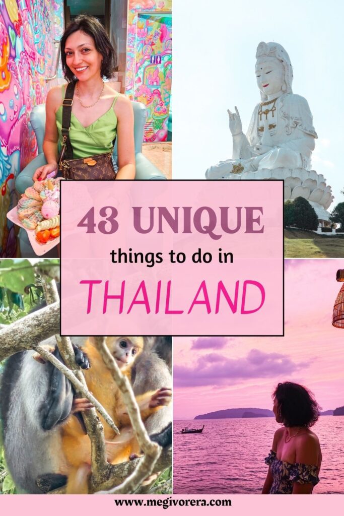 Unique things to do in Thailand