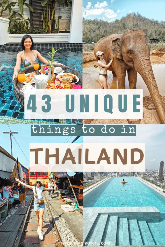 Unique things to do in Thailand