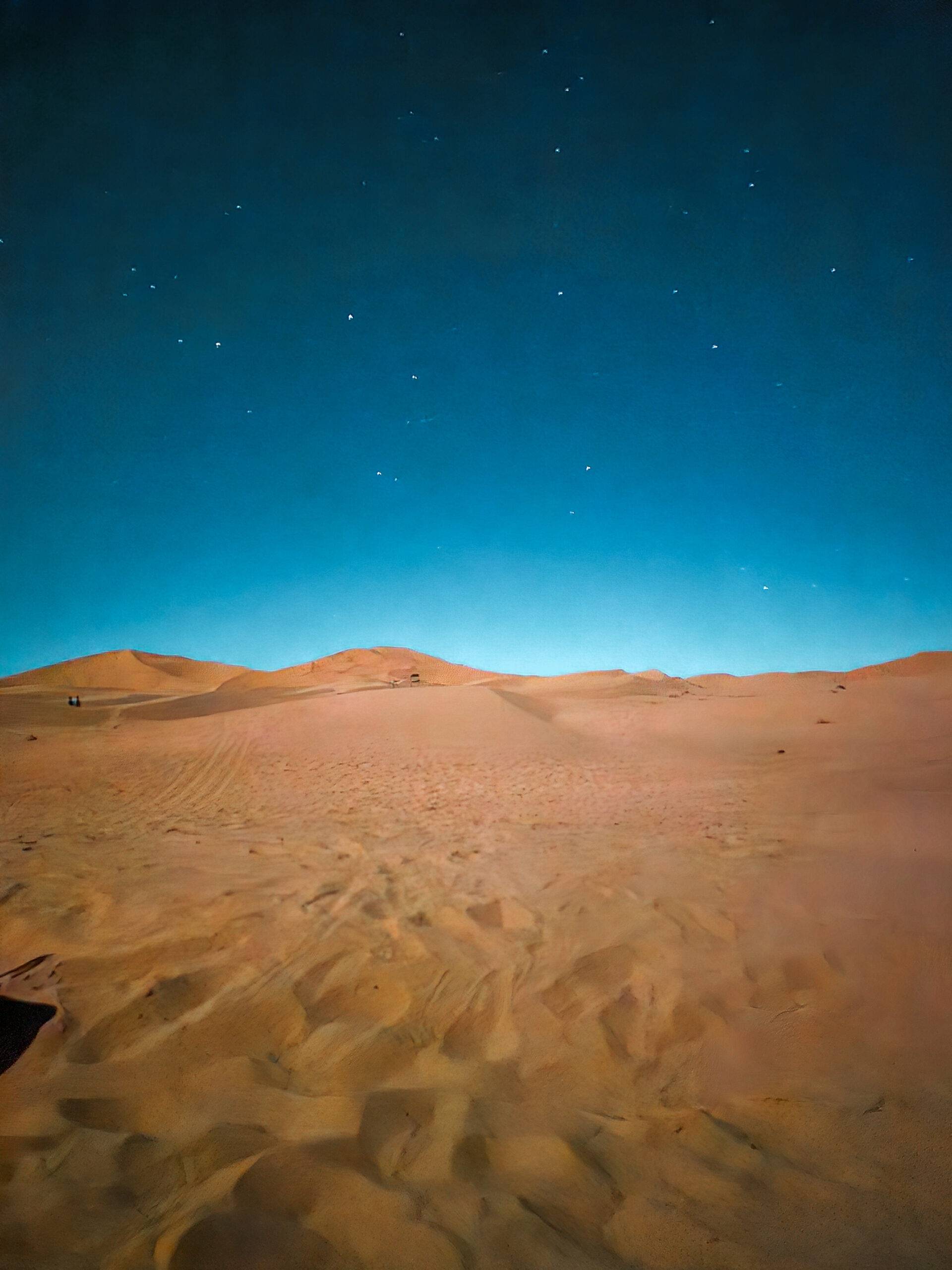 Sahara night sky