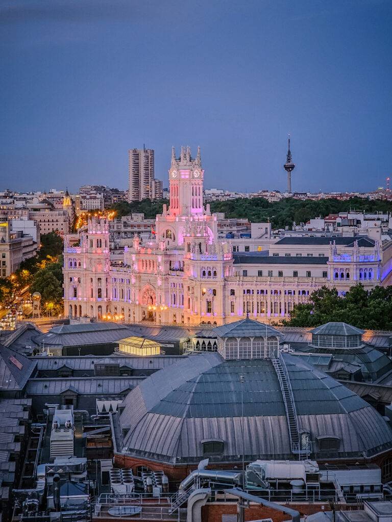 Telefonica Building Madrid - view from Azotea del Circulo