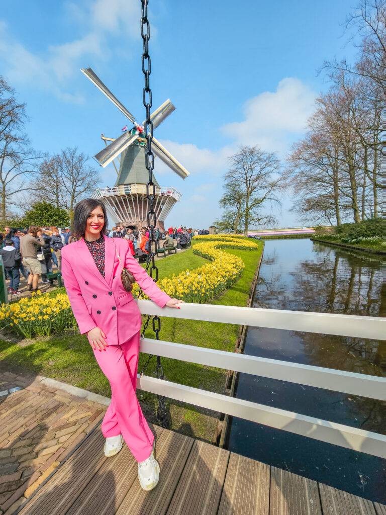 Windmill at Keukenhof Gardens