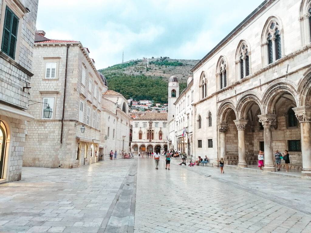 Stradun is the main street in Dubrovnik