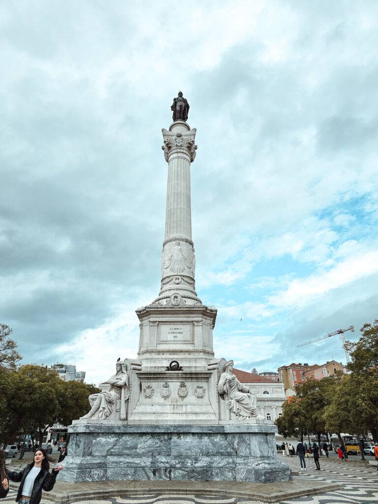 Column of Pedro IV at the Praca Dom Pedro IV