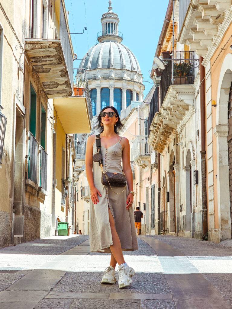 Streets of Ragusa Ibla in Sicily