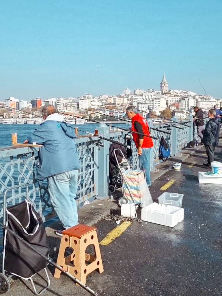 Fishermen on Galata Bridge