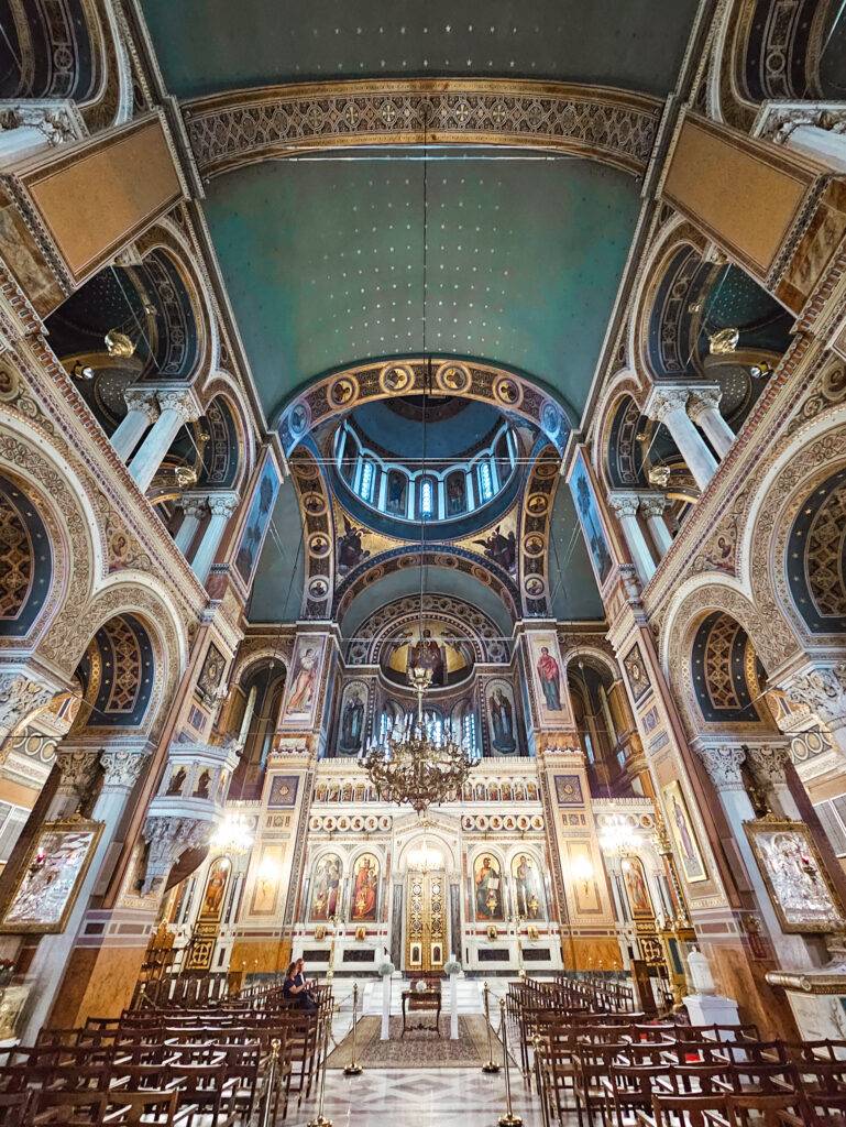 the cathedral church of the Archbishopric of Athens and all of Greece Interior