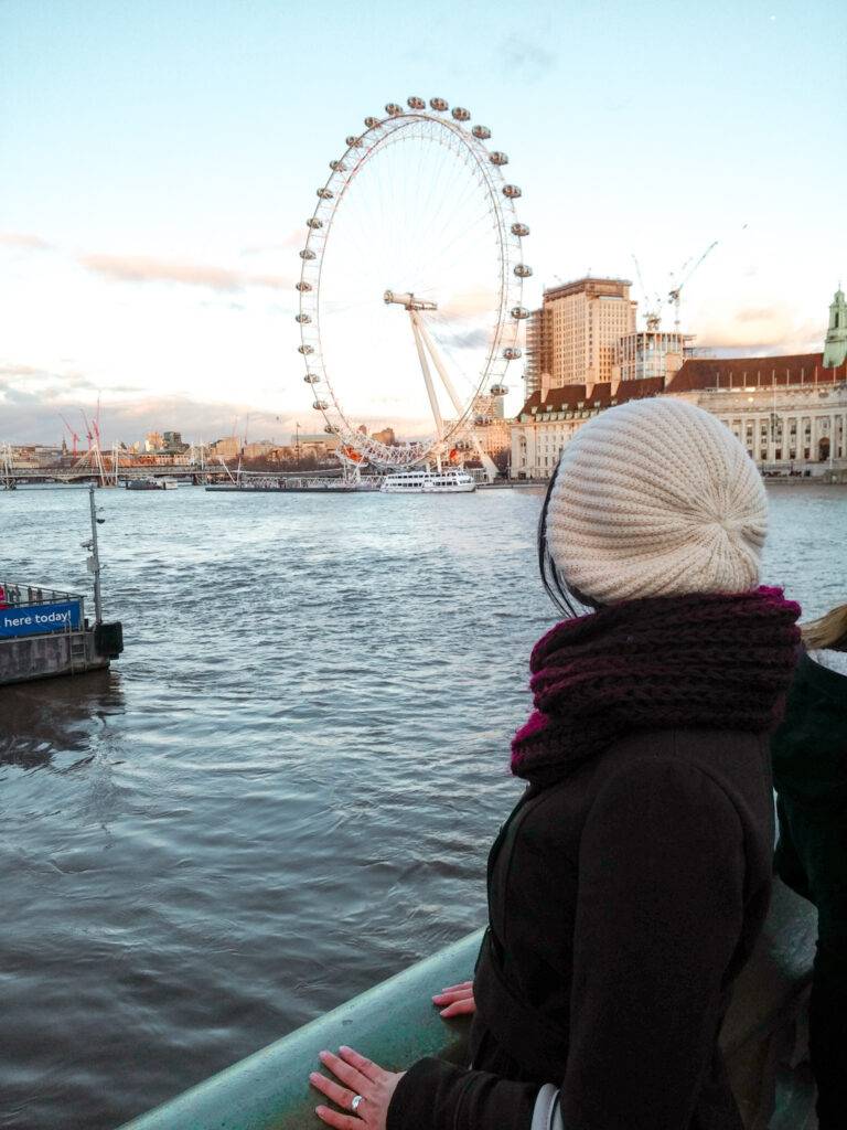 London Eye from Westminster Bridge