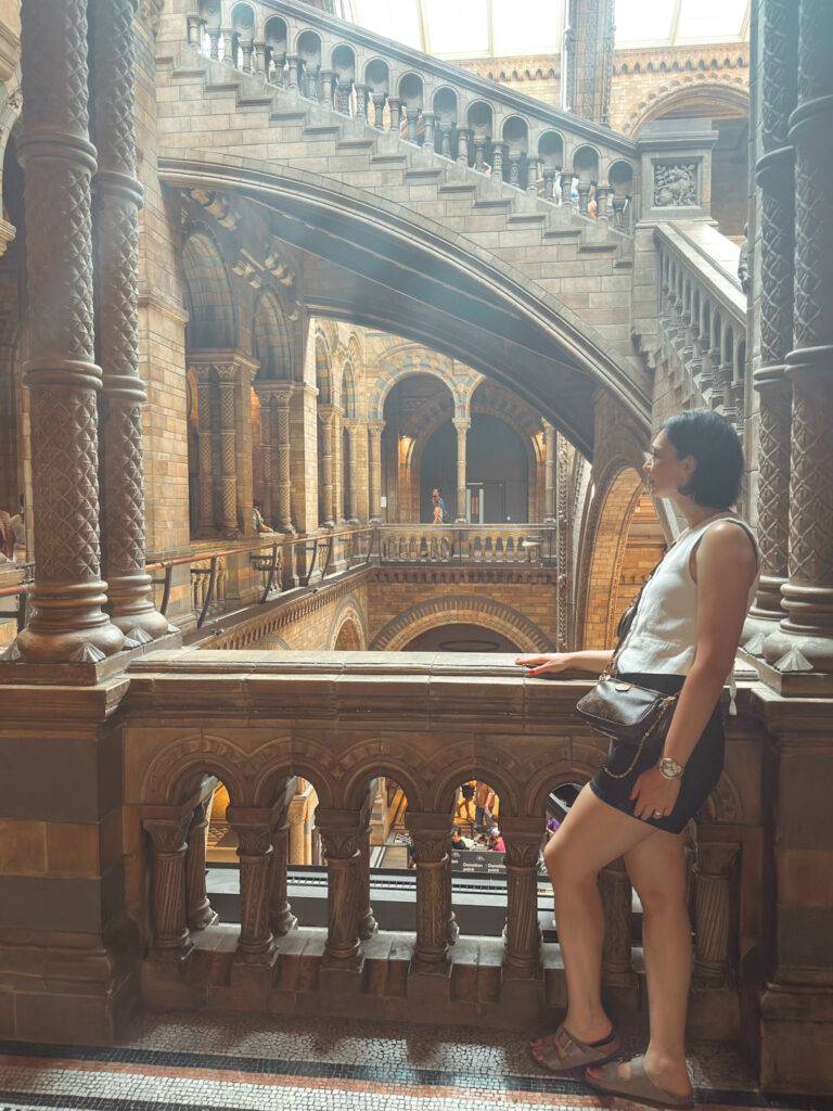Natural History Museum side balcony